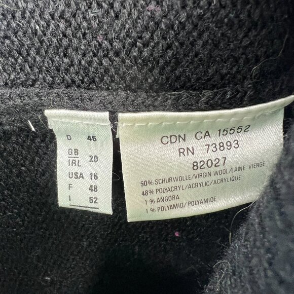 Vintage Hauber 80s 90s sweater virgin wool angora sequin Memphis design y2k 16 - Picture 8 of 13